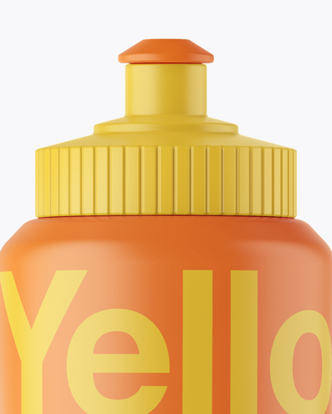 Matte Sport Bottle Mockup