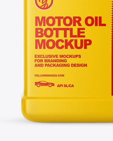 Motor Oil Bottle Mockup