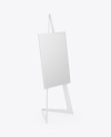 Easel With Frame Mockup - Half Side View