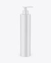 Glossy Cosmetic Bottle w/ Dispenser Mocup