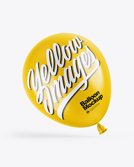 Glossy Balloon Mockup