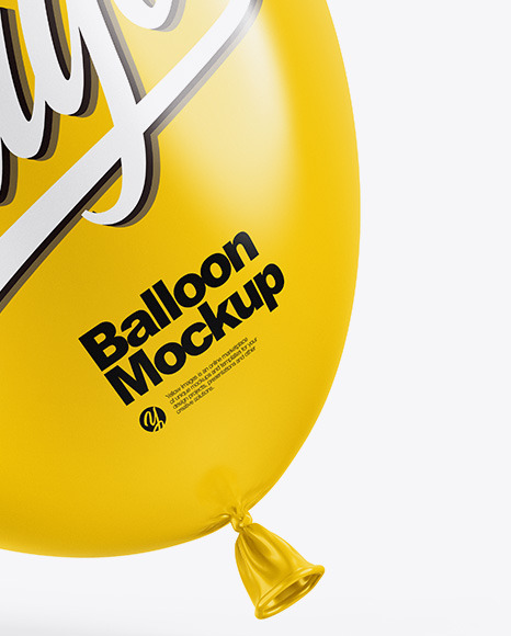 Glossy Balloon Mockup