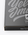 Closed Matte Pizza Box Mockup