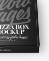 Closed Matte Pizza Box Mockup