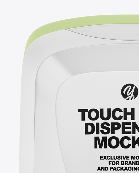 Sanitizer Dispenser with Hand Mockup