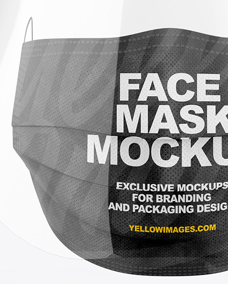 Medical Face Mask Mockup