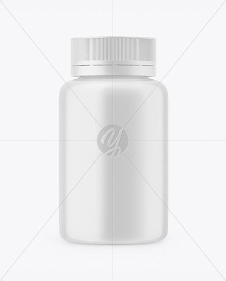 Matte Pills Bottle Mockup