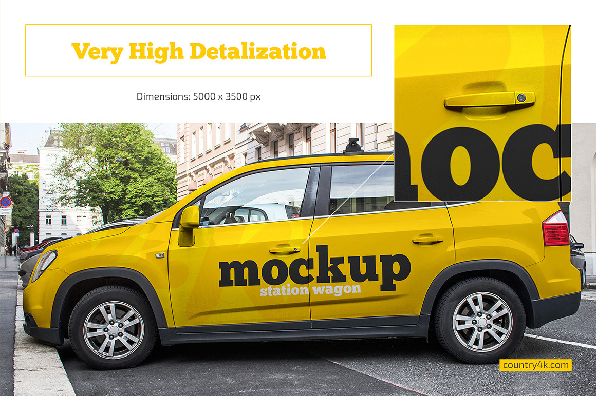 Car Mockup Set Car Mockup Set
