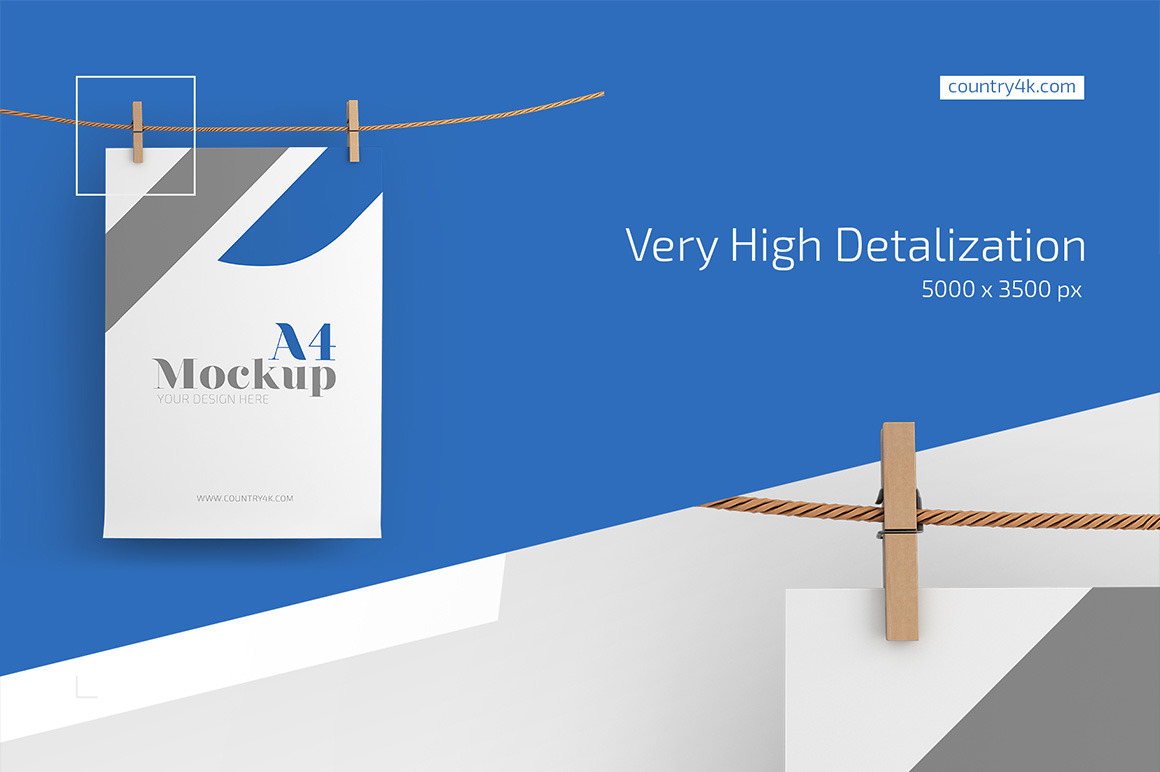 A4 Flyer Paper Mockup Set A4 Flyer Paper Mockup Set