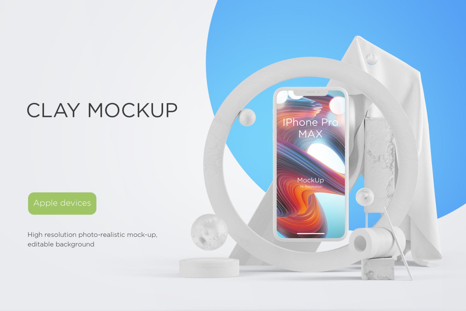 Abstract Apple Devices Mockups