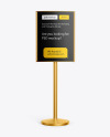 Metallic Stand Mockup
