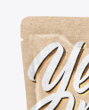 Kraft Food Bag With Black Pepper Mockup