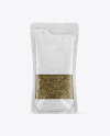 Kraft Food Bag With Dill Mockup Kraft Food Bag With Dill Mockup