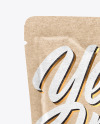 Kraft Food Bag With Dill Mockup