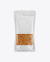 Kraft Food Bag With Seasoning Mockup