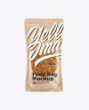 Kraft Food Bag With Seasoning Mockup