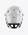 American Football Helmet Mockup - Back View