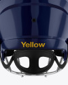 American Football Helmet Mockup - Back View