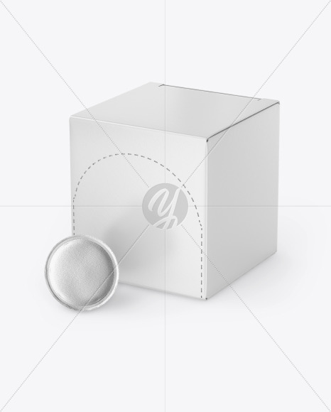 Box With Coffee Capsules Mockup