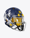 American Football Helmet Mockup - HalfSide View