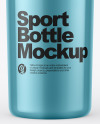 Metallic Sport Bottle Mockup