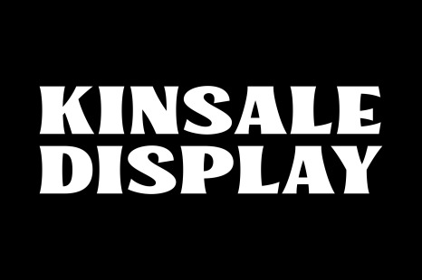 Kinsale Display - Automotive font