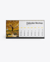 Desk Calendar Mockup