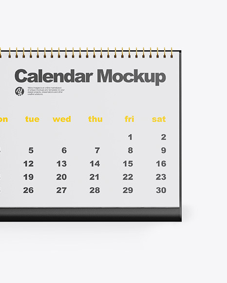 Desk Calendar Mockup