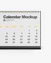 Desk Calendar Mockup