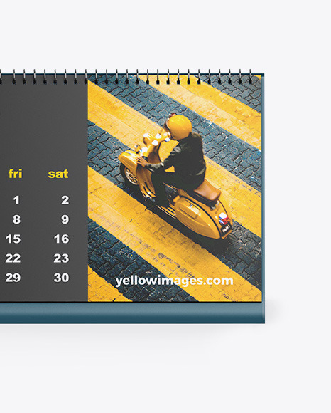 Desk Calendar Mockup