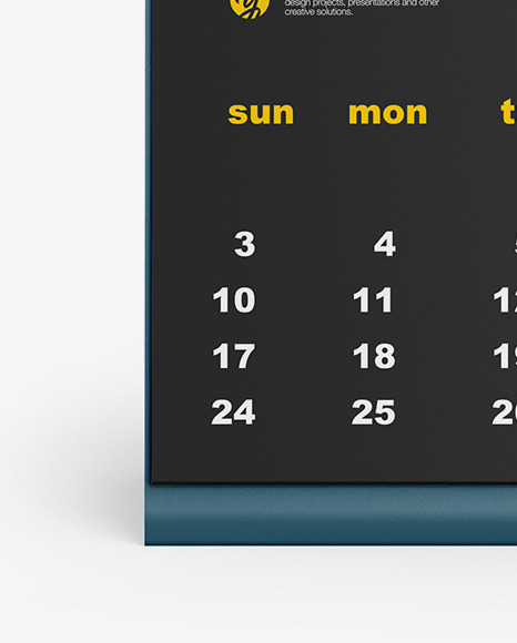 Desk Calendar Mockup