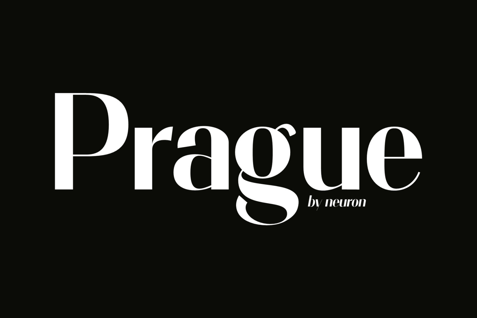 Prague Display Font