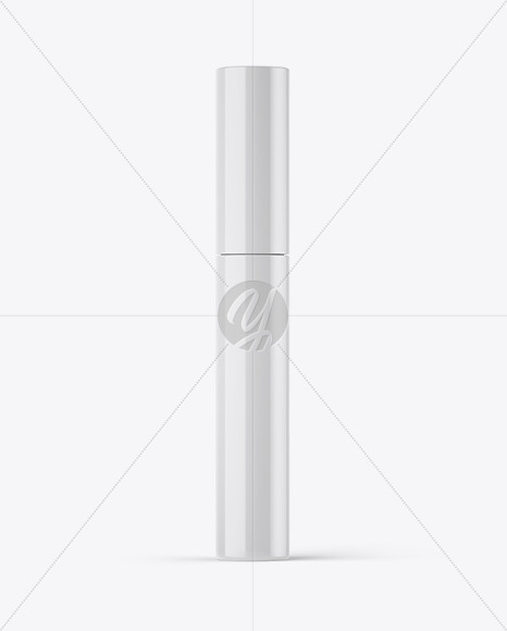 Glossy Mascara Tube Mockup