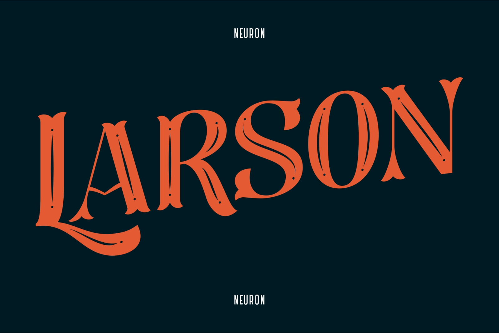 Larson Display Font Larson Display Font