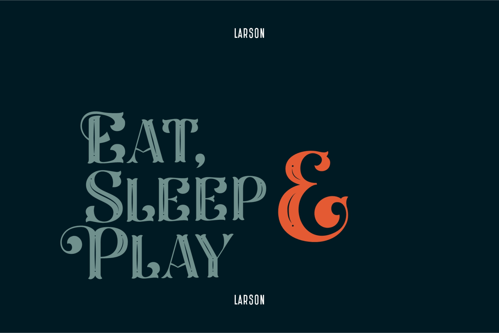 Larson Display Font Larson Display Font