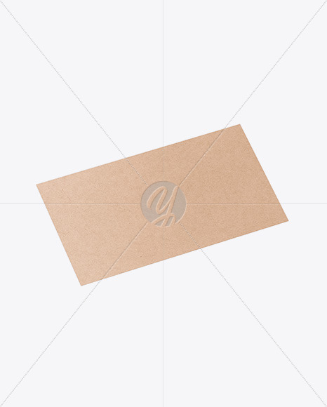 Kraft Postcard Mockup