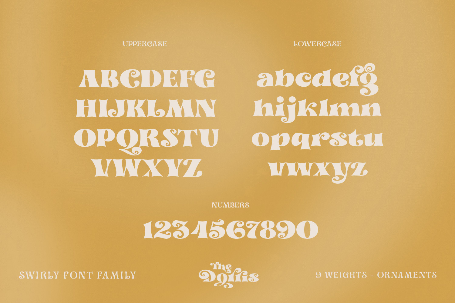 Dorris - Swirly Font Family Dorris - Swirly Font Family