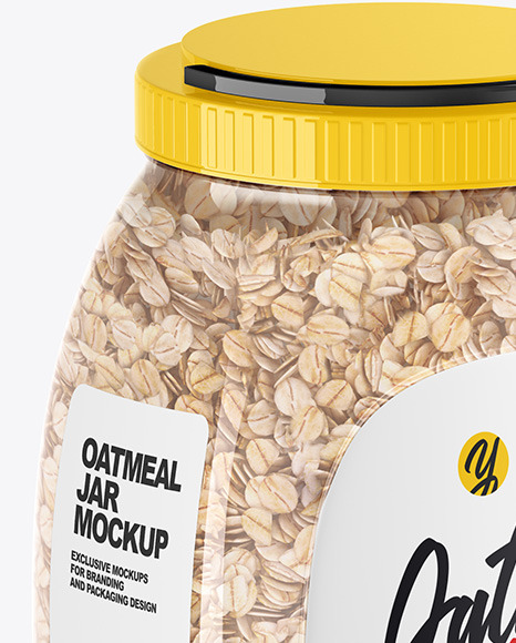 Oatmeal Jar Mockup Oatmeal Jar Mockup