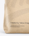 Kraft Stand-up Bag Mockup