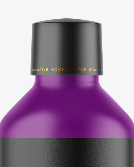 Matte Plastic Cosmetic Bottle Mockup