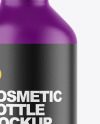 Matte Plastic Cosmetic Bottle Mockup