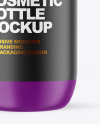 Matte Plastic Cosmetic Bottle Mockup