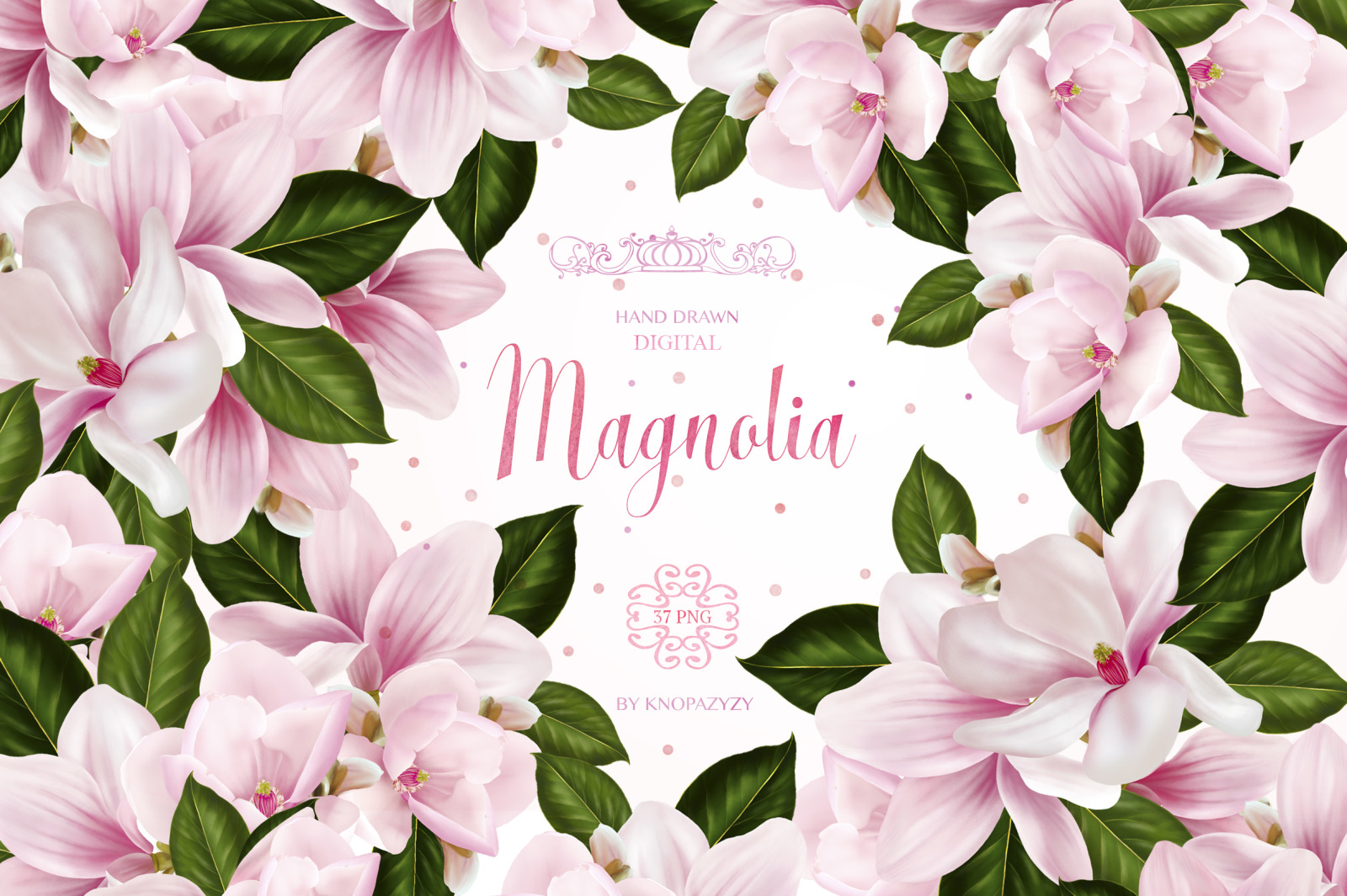 Magnolia Digital Flowers Magnolia Digital Flowers