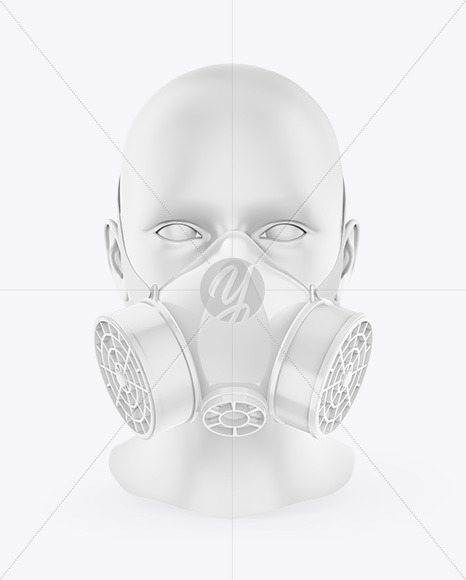 Respirator Mockup - Front View