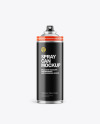 Metallic Spray Can Mockup