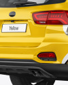 Crossover SUV Mockup - Back Half Side View