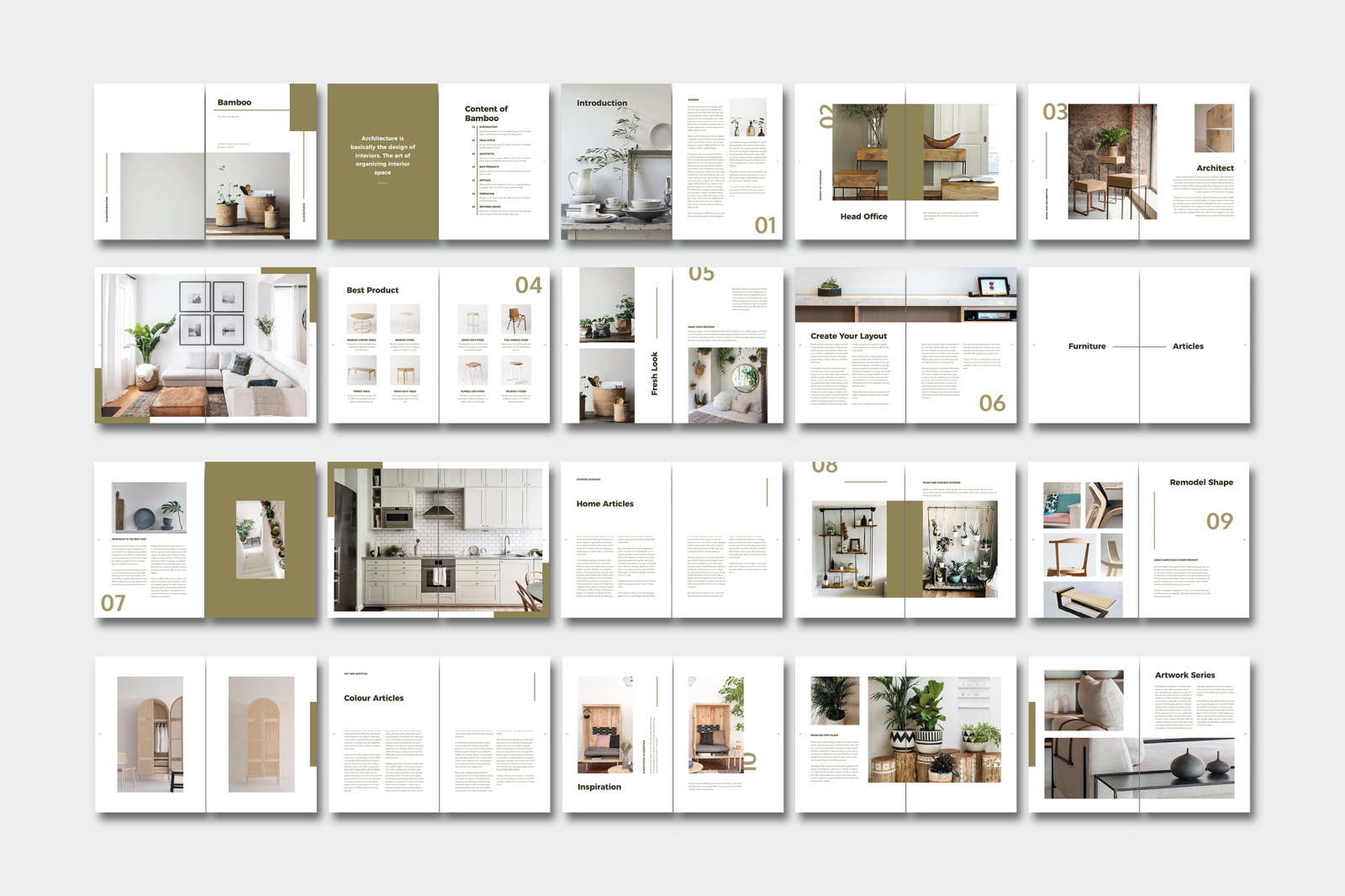 BAMBOO Furniture Lookbook BAMBOO Furniture Lookbook