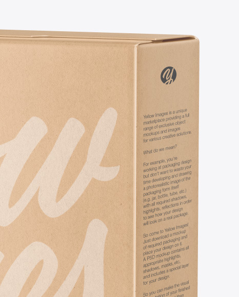 Kraft Box Mockup