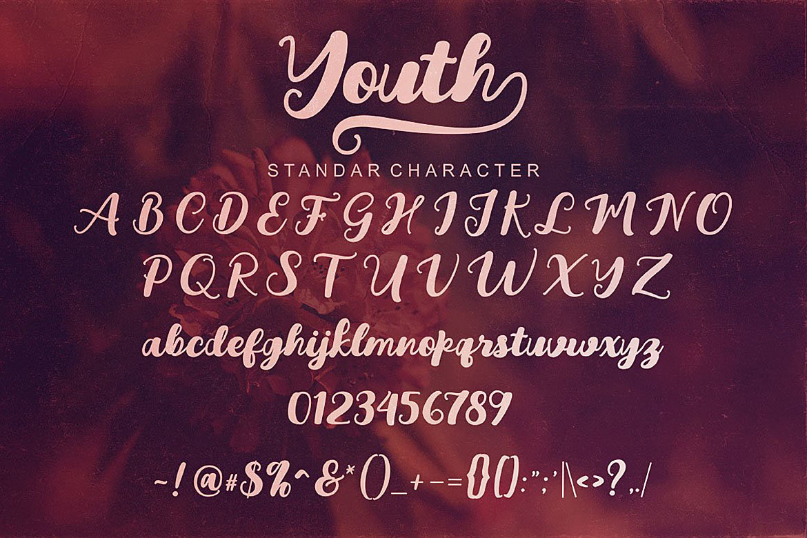 Youth Script Font Youth Script Font