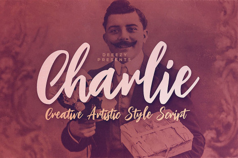 Charlie Script Font - Bold brush